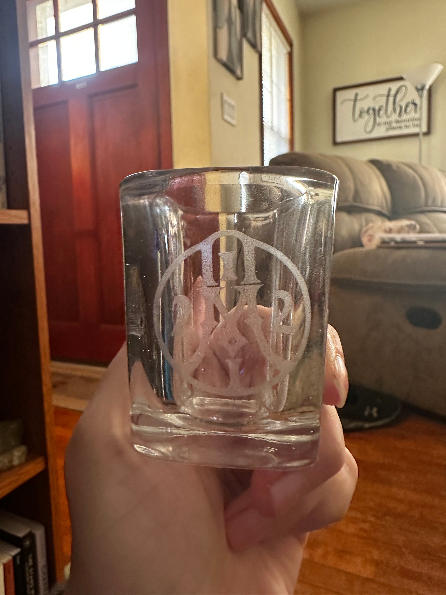 Ascend in Misery Emblem Shot Glass